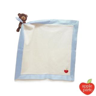 【美國 Apple Park】有機棉玩偶隨身毯 - 小熊