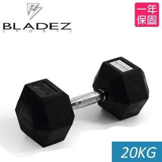 【Bladez】六角包膠啞鈴-20Kg