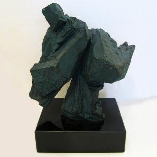 【開運陶源】-創意時尚歐風-青銅色太極砂岩雕塑(送大理石台座)