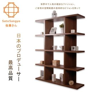 【Sato】FIZZ森隔間五層收納展示櫃-幅120cm