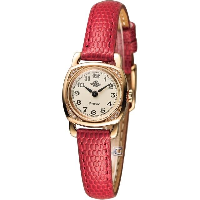 【Rosemont】玫瑰錶迷你版玫瑰系列 時尚腕錶(TRS-029-05-RD)