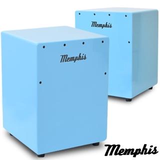 【拓弦音樂】Memphis 雙效果吉他響線木箱鼓-鈴鐺效果-送專用背袋-藍色(CA011-02-藍色)