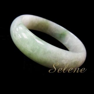 【Selene 珠寶】精緻典雅芙蓉種手鐲(A貨翡翠)