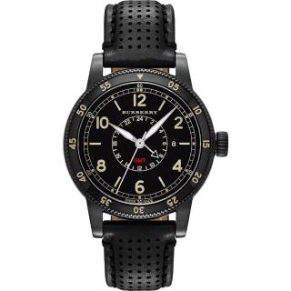 【BURBERRY】Utilitarian 系列GMT 二地時區腕錶(BU7867)