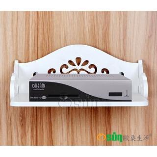 【Osun】木塑板 歐式白色雕花電話掛架(CE-178-電話掛架)