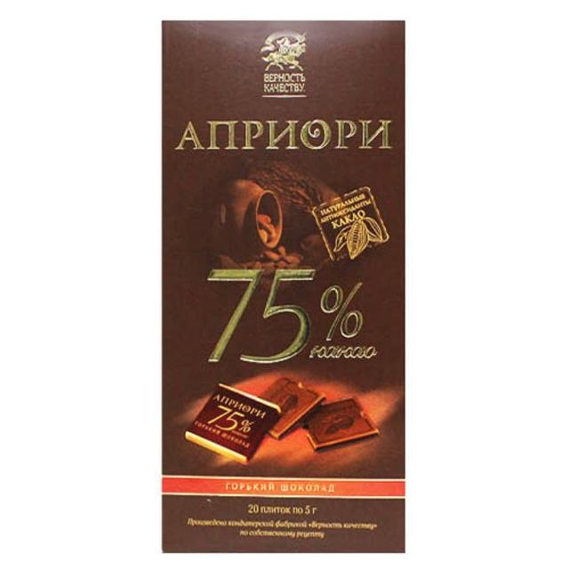 【BK】75%黑巧克力 100g