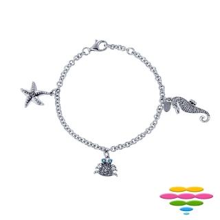 【彩糖鑽工坊】Rainbow系列 寶石純銀手鍊(HAG-BS11)