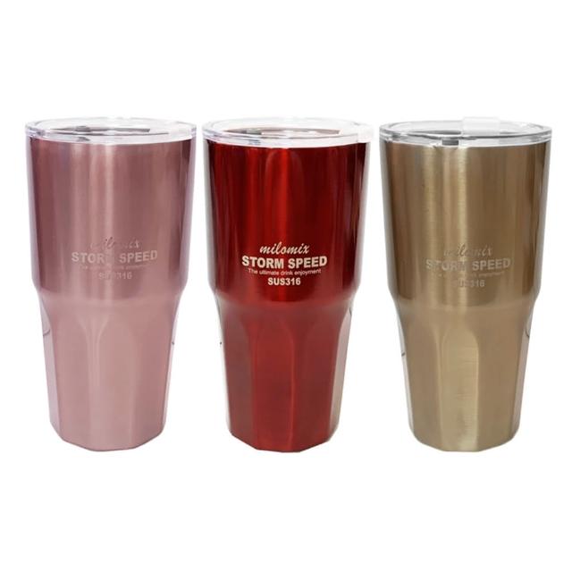 【Linox】真空斷熱防溢杯-350ml-2入