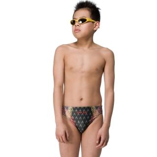  【SAIN SON】競賽-泳隊-訓練兒童三角泳褲(加贈矽膠泳帽S336)