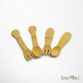 【Bambu】寶寶安全餐具組(4件組)
