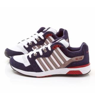 【K-SWISS】男款 RANNELL 2 LS 復刻慢跑鞋(03267-125-藍紫灰)