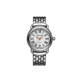 【AEROWATCH】古典鏤空指針腕錶-銀(A60900AA13M)