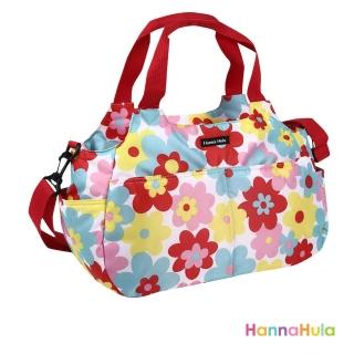 【日本Hanna Hula】棉花糖二用媽媽包/空氣包(花樣紅)