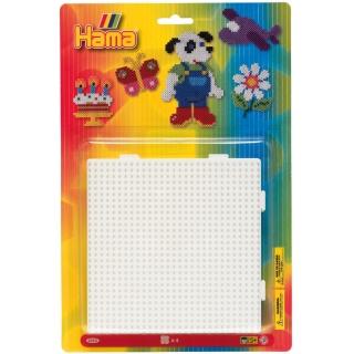 【Hama 拼拼豆豆】四入大正方形模型板組(大正方可互卡) 【Hama 拼拼豆豆】四入大正方形模型板組(大正方可互卡)