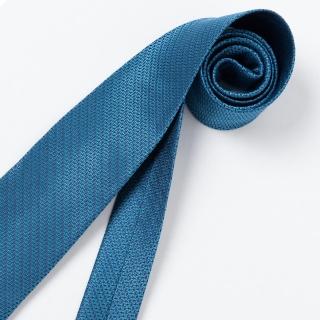 【極品西服】經典防潑水Teflon蠶絲100%領帶_藍綠梯格(YT3015)