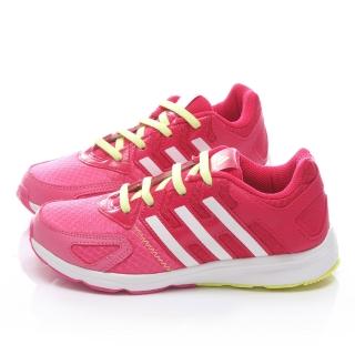 【Adidas】大童 輕量運動跑鞋(B40314-粉)