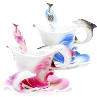 【Pure】海豚造型精緻骨瓷杯(150ml)