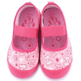 【童鞋城堡】Disney 迪士尼 中童 米妮蝴蝶結室內鞋(454421-粉)
