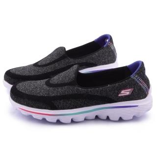 【SKECHERS】大童 輕量舒適運動休閒鞋(81052LBLK-黑)