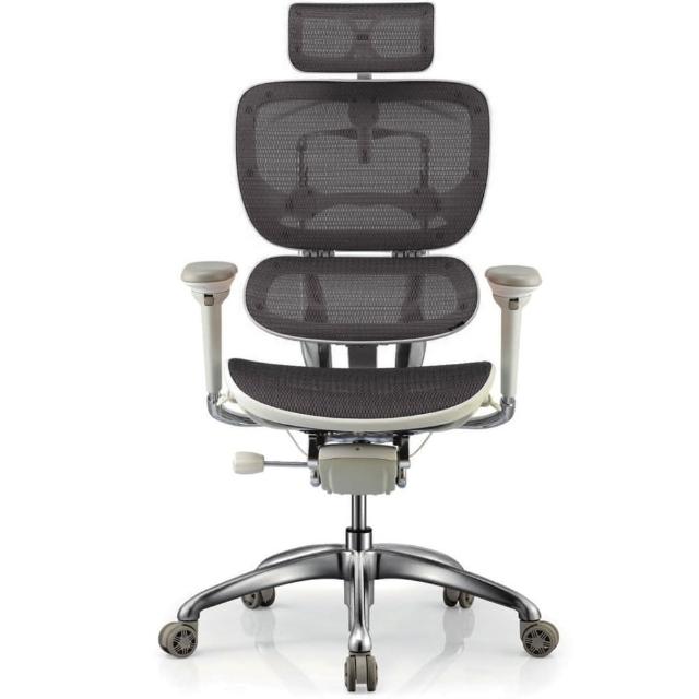 【aaronation愛倫國度】雙層式椅背人體工學椅-電腦椅(JQ-SL-A3-灰)