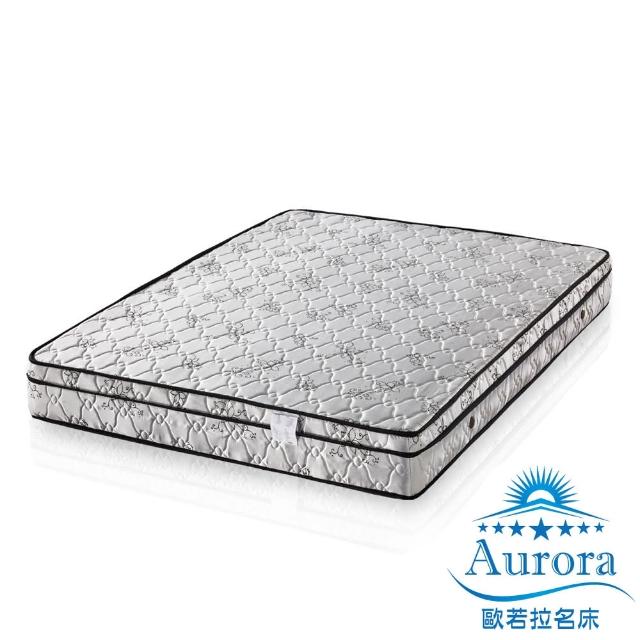 【送透氣舒柔枕x2】歐若拉名床 18mm釋壓棉三線強打高級緹花布獨立筒床墊-雙人加大6尺