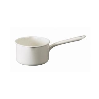 【日本月兔印】琺瑯單手牛奶鍋(白．14cm)