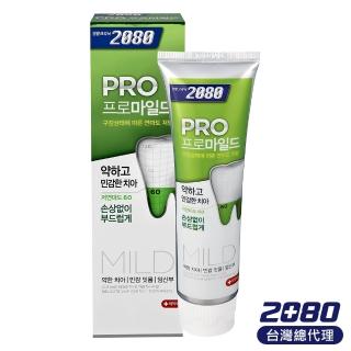 【韓國2080】專業亮白牙膏-溫和美白.玫瑰薄荷(125gX3入)