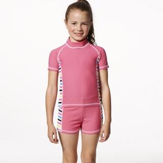 【SARBIS】MIT泡湯SPA女童二件式泳裝(附泳帽B80501)