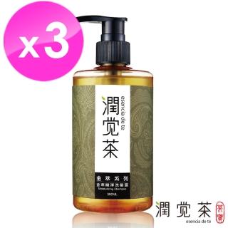 【茶寶 潤覺茶】金萃瞬澤洗髮露350ml(3瓶組)