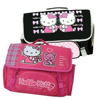 【凱蒂貓Hello Kitty】橫式書背包(桃/黑_3款KT3049)