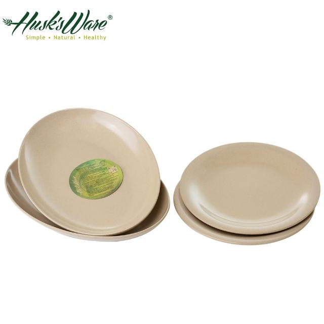 【美國Husk’s ware】稻殼天然無毒環保餐盤4件組