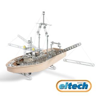 【德國eitech】益智鋼鐵玩具-3合1帆船(C20)