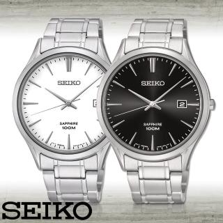 【SEIKO 精工】送禮首選_藍寶石水晶石英男錶_錶殼4.2公分(SGEG93P1_SGEG95P1)