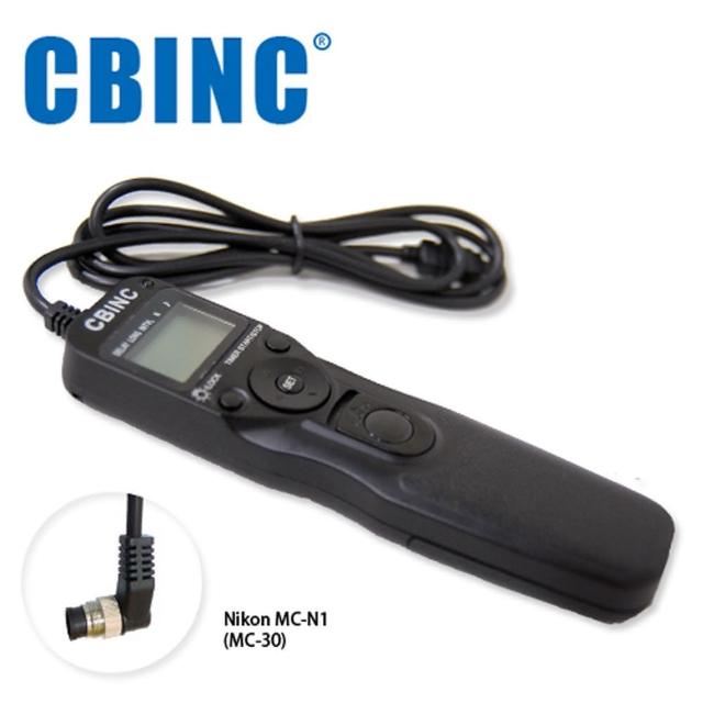 【CBINC】N1 液晶定時快門線 相容 NIKON  MC-30/MC-36