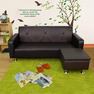 【時尚屋】東京都會風三人座L型鐵腳沙發(ZU5-2-3T+ZU5-2-4T)