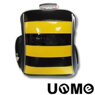 【UnMe】EZ雙層人體工學後背書包(鏡面黑黃)