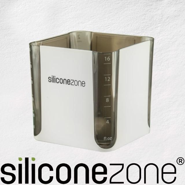 【Siliconezone】520ml施理康耐熱立方造型計量杯&計量匙(黑)