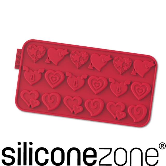 【Siliconezone】施理康耐熱矽膠愛情巧克力模(紅色)
