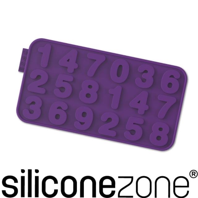 【Siliconezone】施理康耐熱矽膠數字巧克力模(紫色)