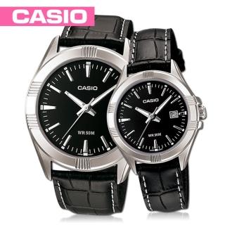 【CASIO 卡西歐】甜蜜浪漫石英對錶(MTP-1308L+LTP-1308L)