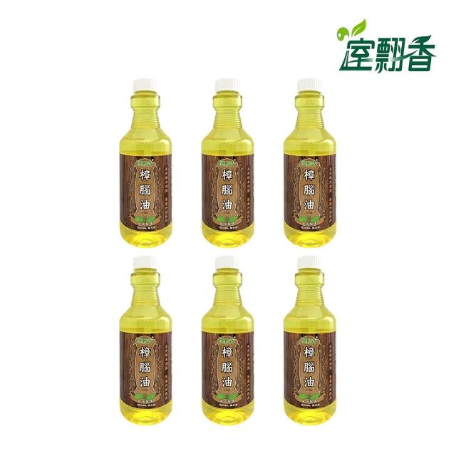 【怡慶】天然樟腦油 550ml-6入組(補充瓶)