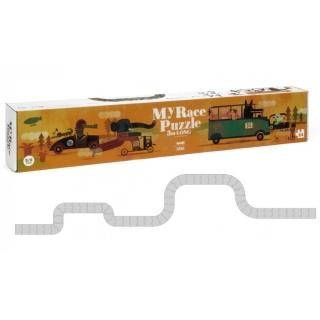 【西班牙Londji】動物賽車三公尺軌道拼圖(54片)