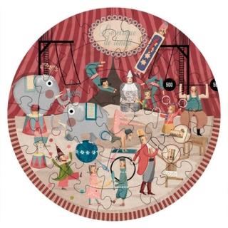 【西班牙Londji】馬戲狂歡圓型拼圖(24片)