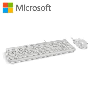 【微軟】Microsoft 標準滑鼠鍵盤組600/ 白色(APB-00020)