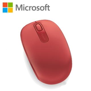 【微軟】Microsoft無線行動滑鼠1850 - 火焰紅(U7Z-00040)