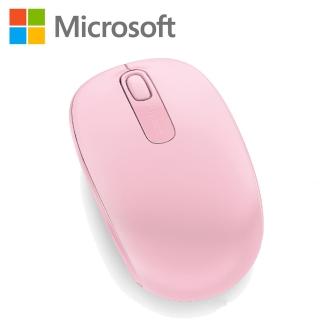 【微軟】Microsoft無線行動滑鼠1850 - 柔媚粉(U7Z-00030)