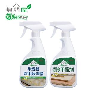 【無醛屋 醛面啟動作戰包】健康全方位噴臘+DIY除甲醛劑(400mlx1+400mlx1)