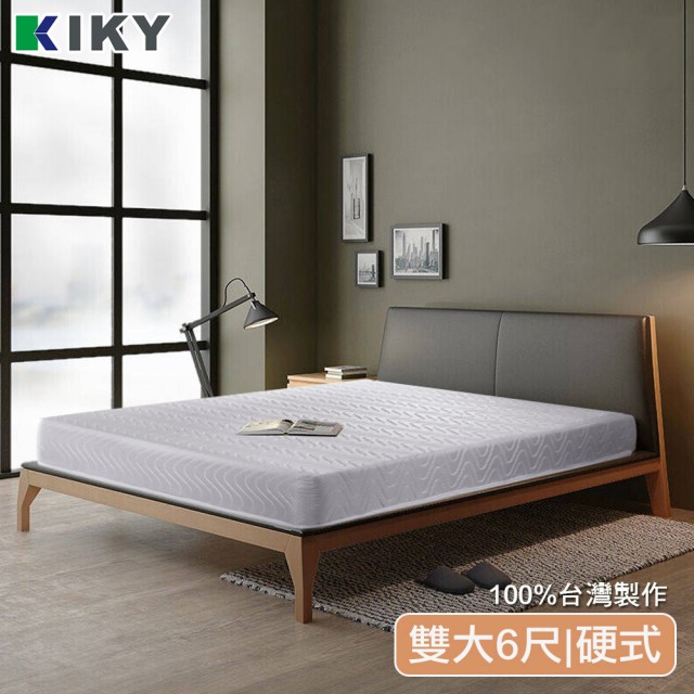 【kiky】布達佩斯高碳鋼彈簧床墊雙人加大6尺
