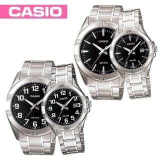 【CASIO 卡西歐】甜蜜浪漫情侶對錶(MTP-1308D+LTP-1308D)