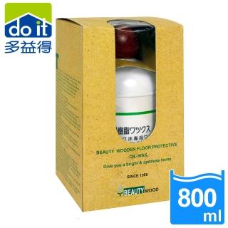 【多益得】木質地板防潮保護亮光精油-紅木(800ml)